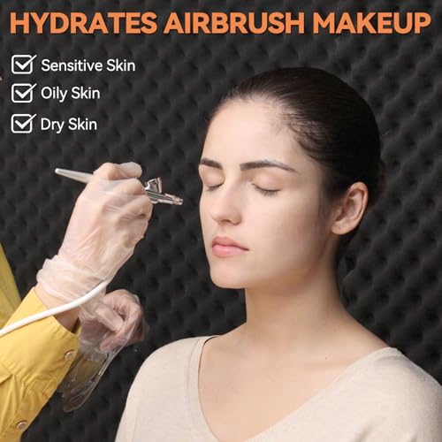 OPHIR Airbrush Foundation Set, 3 Fair Shades Makeup Colors - color: Fair-3 Colors