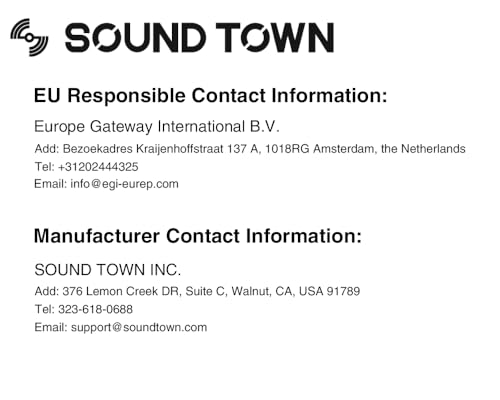 Sound Town Pair of Passive Wall-Mount Column Mini Line Array Speakers with 4 x 5” Woofers, Black for Live Event, Church, Conference, Lounge, CARPO-V5B