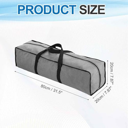 1 Pcs Zippered Tripod Bag, 31.5 x 8 x 8 Inch Water Resistant Oxford Cloth Outdoor Equipment Storage Bag with Handle for Travel Outdoor Camping Sports Fishing Rod, Grey - size: 31.5 x 8 x 8 Inch