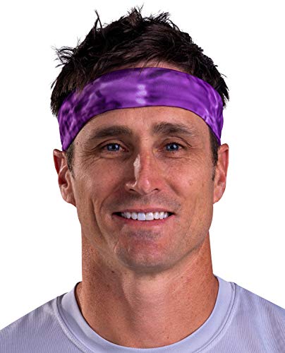 Aqua Design Fishing Hunting Masks Neck Gaiter: Men and Youth UPF 50+ Sun Mask Protection: Camo Face Cover Balaclava Bandana - color: Liquid Purple, size: Small