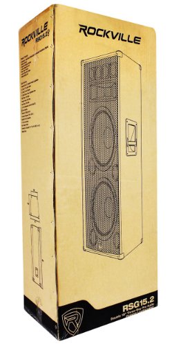 Rockville RSG15.28 3-Way Dual 15" Passive DJ PA Loudspeaker, 8 Ohm - style: Dual 15" - 8 Ohm