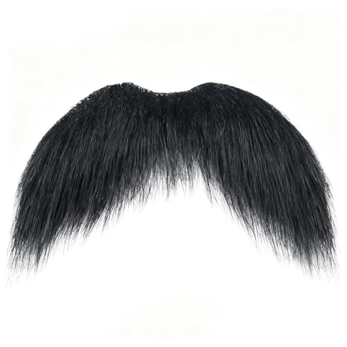 Honcloud DIY Self Adhesive Novelty Fake Mustache Facial Hair - color: Black