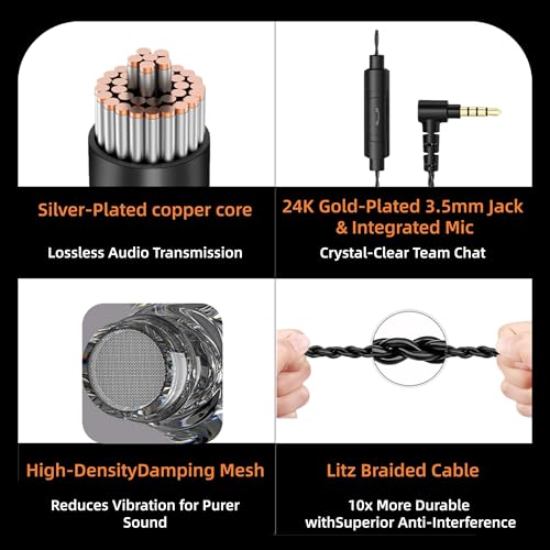 HJX QKZ AK6 SRS Wired IEM for Gaming Earbuds with MIC, in Ear Monitor Headphones, Deep Bass Sound, 1DD 11mm Dynamic Driver, IEM for Music Video Calling (Transparent) - color: transparent