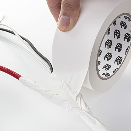 Bates Gaffers Tape, 2 Inch x 23 Yards, White, Non-Reflective, No Residue, Floor & Cable Tape - color: White, size: 2 Inch x 23 Yards