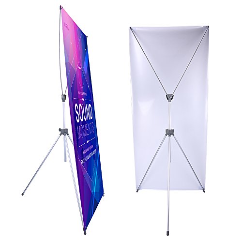 Adjustable X Banner Stand, Fits 23 to 32 Inch Wide and 63 to 78 Inch Tall Banners, Portable Display with Carrying Bag, Perfect for Trade Shows, Exhibitions, Conferences and Events, Pack of 4 - size: 4 Pack Best Selling Banner Stand