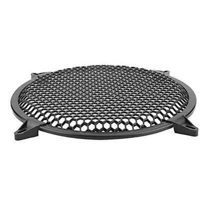 GOTOTOP Plastic Mesh Cover Subwoofer Speaker Guard 6inch/8inch/10inch/12inch, from Cuts, Tears, Dents, Air Pollution, for Car Audio Decoration (12 inch) 12” Speaker Cover Grill - size: 12 inch, style: 12 inch