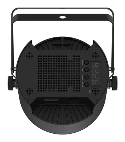 Audiosavings Bundle: Chauvet DJ COREpar UV 120 ILS 120w UV COB LED D-Fi USB DMX Par Can Wash Light Bundle with Rockville DJBP24 Rugged DJ Compact Backpack with 11 Compartments/Fits 17" Laptop.