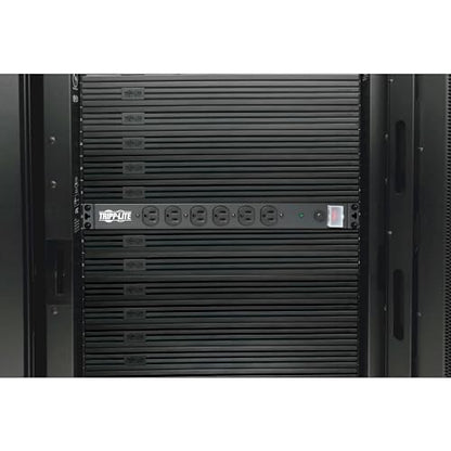 Tripp Lite 14-Outlet Rack Mount Surge Protector Power Strip PDU, 15A, 120V, 3000 Joules, 15ft Cord with 5-15P Plug, 1U Horizontal Rack Mount, Lifetime Manufacturer's Warranty (DRS-1215) - size: 15 Amps, style: Surge Protection