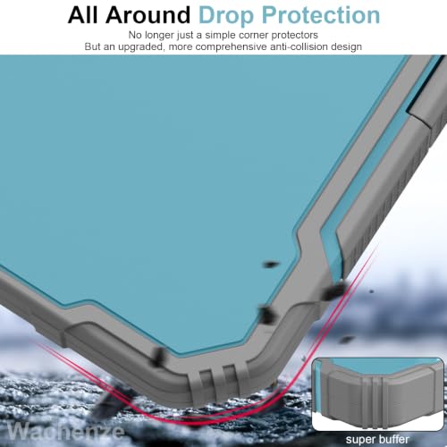 Clipboard, Clipboard with Storage, Heavy Duty Clip Boards 8.5x11, Protective Over Molded Edge, Plastic Clipboards, Contractor Folder with Internal Pen Pouch for Driver (Light Blue) - color: Light Blue