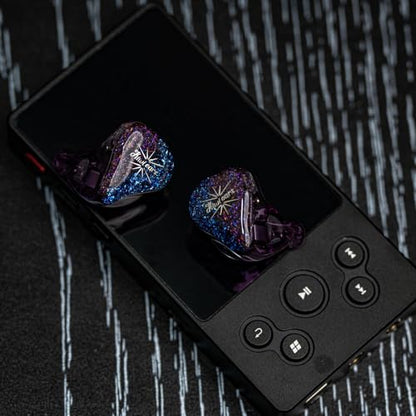 Kiwi Ears Forteza In Ear Monitor 1BA+2DD Hybrid Drivers HiFi Wired Earbuds - color: Purple