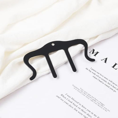 2 Pack Metal Black Music Book Clips Page Holders for Reading, Sheet Music Stand, Piano, Book & Keyboard Ideal for Musicians - color: Black