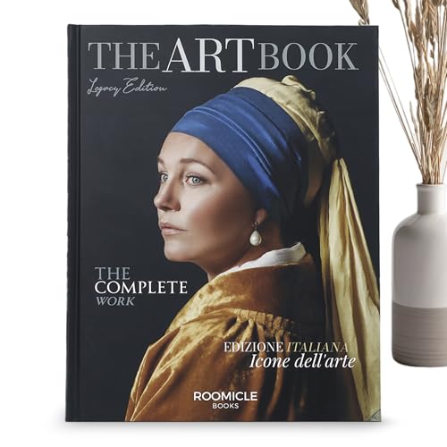 Art Decorative Books for Coffee Table - Designer Faux/Fake Books for Decoration - Enhance Your Coffee Table, Mantle & Bookshelf Decor - Book Decor Aesthetic Collection - Real Blank Pages Inside - style: Art