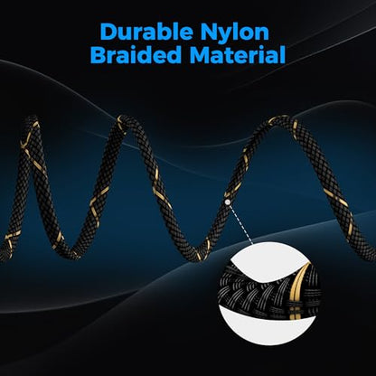 14/2 Speaker Wire 25 Feet, 14AWG Gauge Speaker Cable, Direct Burial, Durable Nylon Braided, in Wall, 2 Conductors, OFC Oxygen-Free Copper, for Car Audio Stereos, Home Theater, Surround Sound, Radio - size: 25 Feet, style: 14AWG