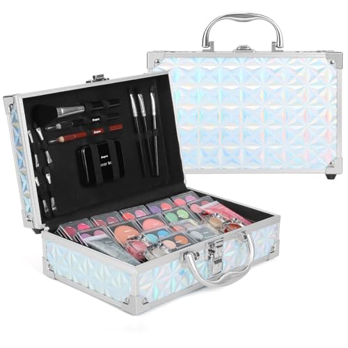 Anpro All-In-One Makeup Kit for Girls 10-12, Teen Makeup Set, Mermaid Case - color: Mermaid Color