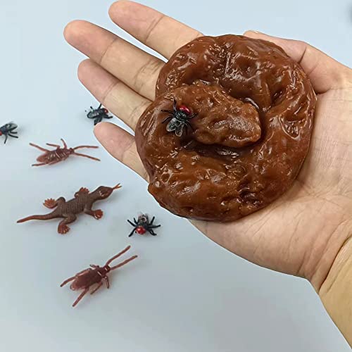 Different Shapes Fake Poo Fake Dog Poo Turd Funny Joke Tricky Toys Prank Props for Halloween April Fools' Day Prank Party