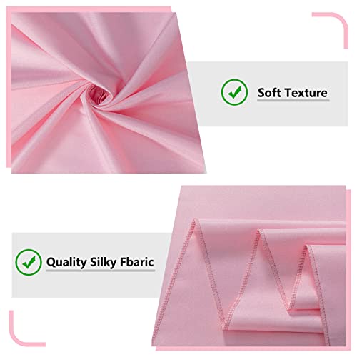Pink Backdrop Curtain for Parties Rod Pocket Pink Curtains Photography Backdrop Drapes Privacy Fabric Decoration for Birthday Party Wedding Baby Shower Home Decor, 5ft x 10ft, 2 Panels | Photography Backdrop/ Drapes, Privacy Fabric, Decoration for Birthda