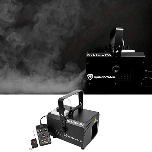 Audiosavings Bundle: (2) Chauvet DJ SlimPar Pro W USB Variable White D-Fi LED Par Can Wash Light Fixture Bundle with Rockville ROCKHAZE 700 CFM DMX Haze Machine Water Based DJ/Club Hazer (3 Items)