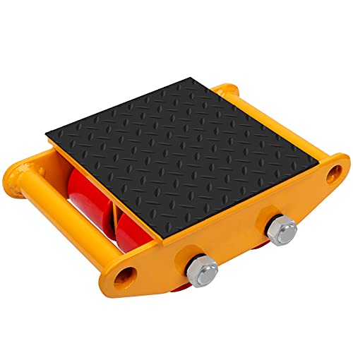 6T Machinery Mover Skate with Non-Slip Belt Heavy Duty for Industry