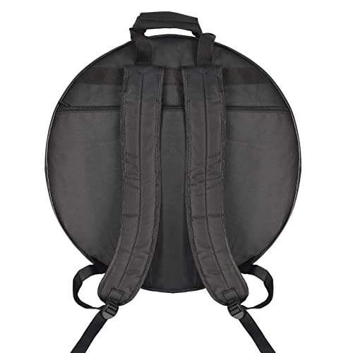Tosnail 22" Cymbal Gig Bag with Carry Handle, Durable Shoulder Straps and Double Pockets, Great for Dust-Proof Storage - size: 22 Inches