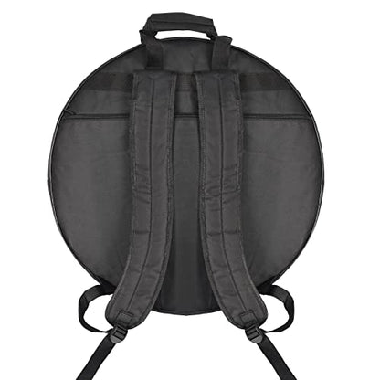 Tosnail 22" Cymbal Gig Bag with Carry Handle, Durable Shoulder Straps and Double Pockets, Great for Dust-Proof Storage - size: 22 Inches