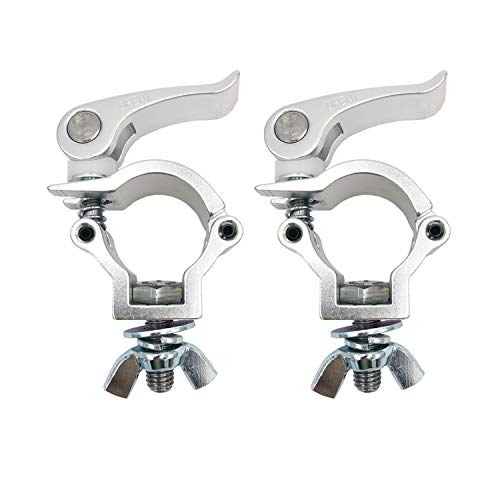2 Pcs DJ Stage Lighting Truss Clamp OD Tubing Pipe 1-1/4” - 1-3/8” 32-35mm