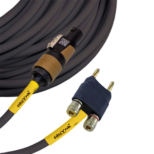 Professional Audio Speaker Cable - 12 Gauge (4 ft, Speakon to Banana) - color: Speakon to Banana, size: 4 ft