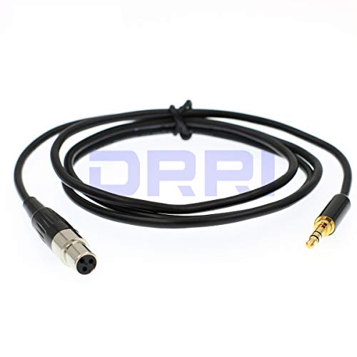 TA3F 3Pin Mini-XLR to 3.5mm TRS Pro Lapel Mic Cable for Zoom F8 (1M) - color: 1M