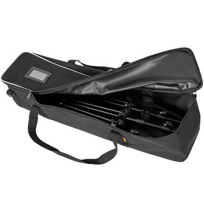 Multifunctional Tripod Bag 32 X 7 X 7 Inches / 81 X 18 X 18 cm Heavy Duty Tripod Carrying Case with Handle for Lights, Speakers, Cameras, Booms, Microphone Stands, Black - size: 32 X 7 X 7 Inch