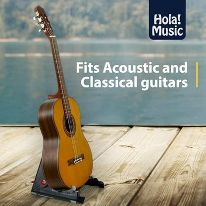 Portable Stand for Acoustic and Classical Guitars by Hola! Music