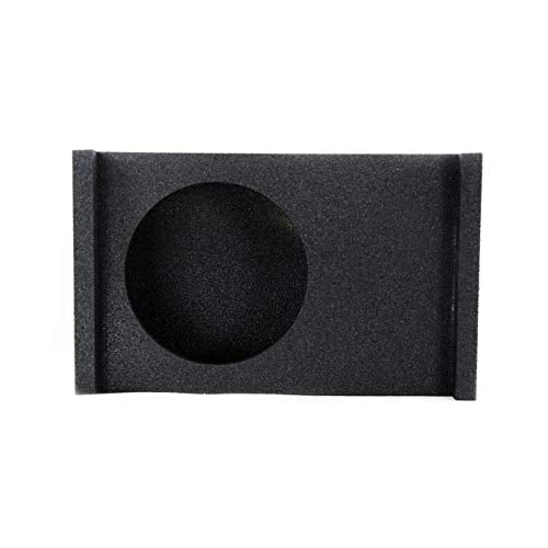 QPower Single 12-Inch Downfire or Behind-Seat Speaker Box, Features 0.75 Cubic Feet of Airspace, Compatible with Most GMC, Chevrolet, and Ford Trucks - style: 12" QBOMB