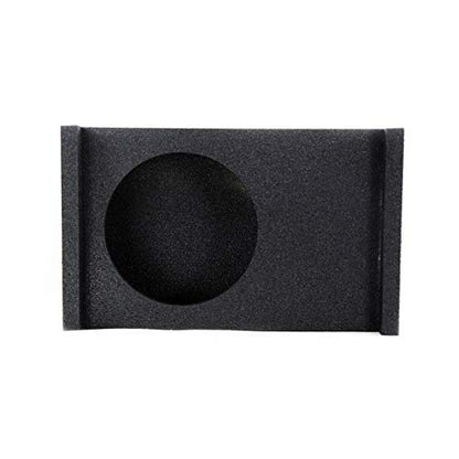 QPower Single 12-Inch Downfire or Behind-Seat Speaker Box, Features 0.75 Cubic Feet of Airspace, Compatible with Most GMC, Chevrolet, and Ford Trucks - style: 12" QBOMB