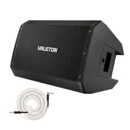 Valeton 10 inch, 2-Way FRFR 1300-Watt Active Speaker for Guitar, Bass, Multi FX and Amp Modelers | Multi FX and Amp Modelers,CONTOUR and BASS switches for quick EQ sound shaping,XLR/TRS combo inputs & one XLR link output