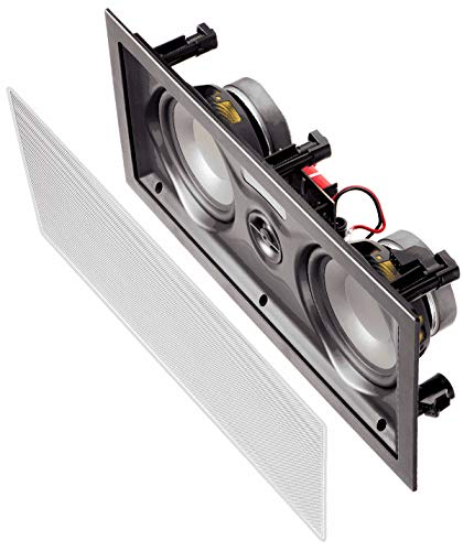 OSD Audio IW525 5.25-Inch in-Wall LCR Center Channel Speaker, 150W, Single | Use as a Left, Center or Right Channel Speaker for Home Theater Surround Sound with Clear Dialogue and Balanced Performance.