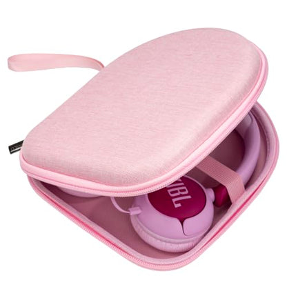Ginsco Case Compatible with JBL Tune 510BT/520BT/500BT, Compatiblewith Sony WH-CH520/510, Compatible with JBL Junior 320, Ultra-Slim Hard Shell Headphone Case for On Ear Headphones (Pink) - color: Pink