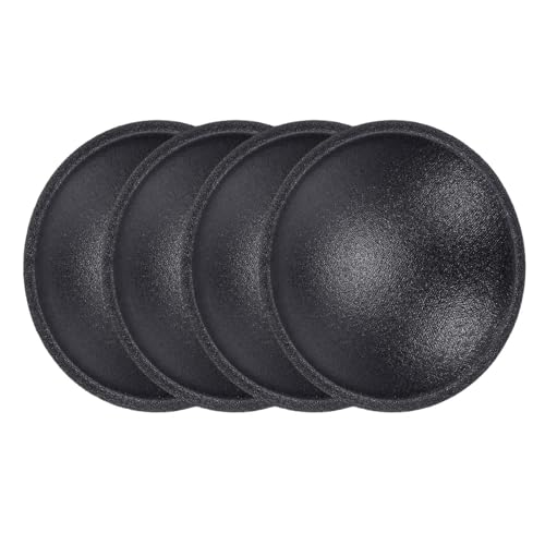 MECCANIXITY 4 Pcs Speaker Dust Cap 65mm/2.5" Outer Diameter Oiled Cloth Cap Dome Cap Subwoofer Coil Cover Caps for Speaker Accessories Repairing - size: 65 mm