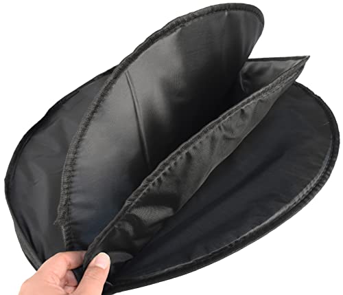 Tosnail 22" Cymbal Gig Bag with Carry Handle, Durable Shoulder Straps and Double Pockets, Great for Dust-Proof Storage - size: 22 Inches
