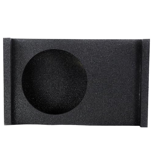 QPower Single 12-Inch Downfire or Behind-Seat Speaker Box, Features 0.75 Cubic Feet of Airspace, Compatible with Most GMC, Chevrolet, and Ford Trucks - style: 12" QBOMB