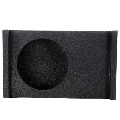 QPower Single 12-Inch Downfire or Behind-Seat Speaker Box, Features 0.75 Cubic Feet of Airspace, Compatible with Most GMC, Chevrolet, and Ford Trucks - style: 12" QBOMB