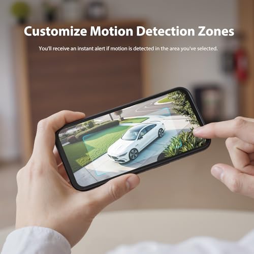 Onforu Hardwired Floodlight Camera Outdoor, 5500LM 2K HD Security Camera with Lights, Color Night Vision, Custom Motion Zones, 2-Way Audio, Built-in Siren, 2.4GHz WiFi, Compatible with Alexa, Brown - color: Brown