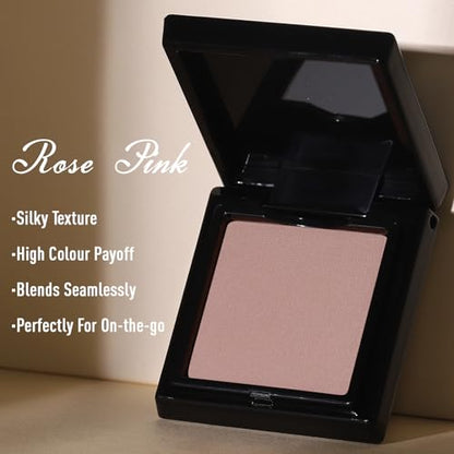 UCANBE Dusty Rose Pink Single Eyeshadow Palette, Neutral Mauve-Pink Matte Mini Eye Shadow Powder, Highly Pigmented Professional Long-Lasting Waterproof Makeup Pallet - color: 22 Dusty Rose Pink