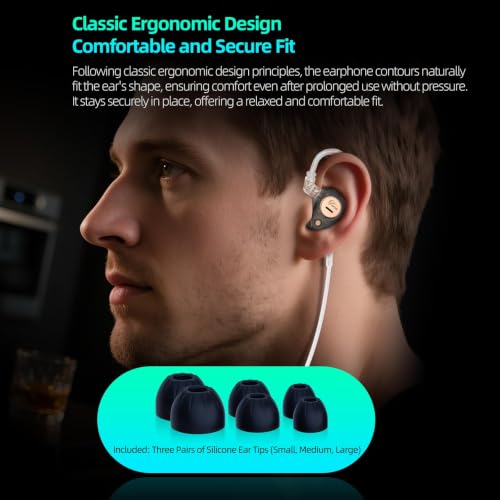 KZ Taurus in Ear Monitor Headphones, Horizontal 2DD in Ears, Gaming Earbuds, Noise Isolating Ear Buds Sound Localization in-Ears for Singers Musicians Audiophiles - color: Clear, style: no Mic
