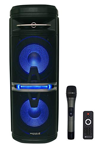 Rockville Go Party X10 Dual 10" Battery Powered Bluetooth Speaker