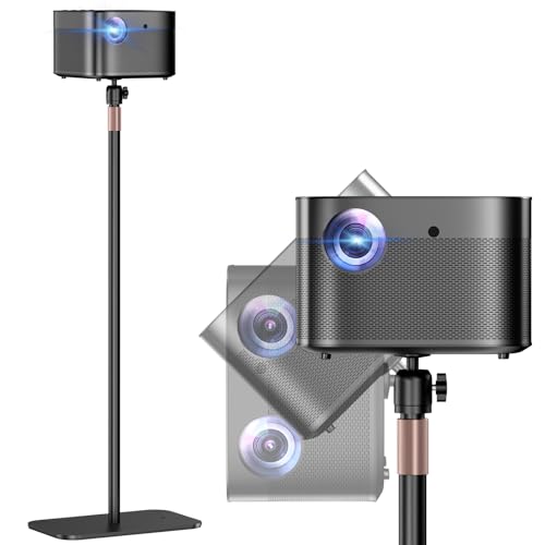PUTORSEN Universal Projector Stand, Height Adjustable Floor Stand - color: Black