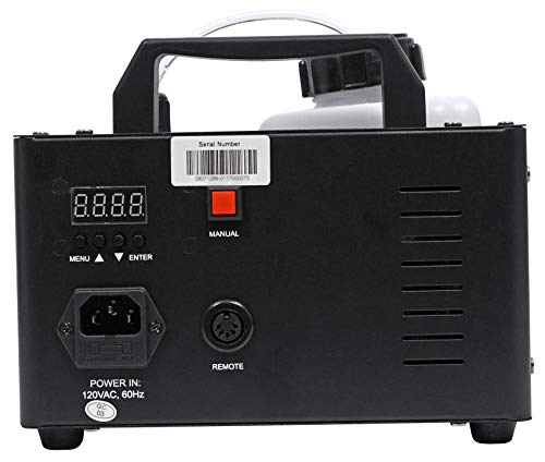 Audiosavings Bundle: Chauvet DJ Geyser T6 Fog Machine with RGB LED Pyrotechnic Effect and Remote Bundle with Rockville BAG1200 Waterproof Travel Bag with Fluid Compartment (2 Items)