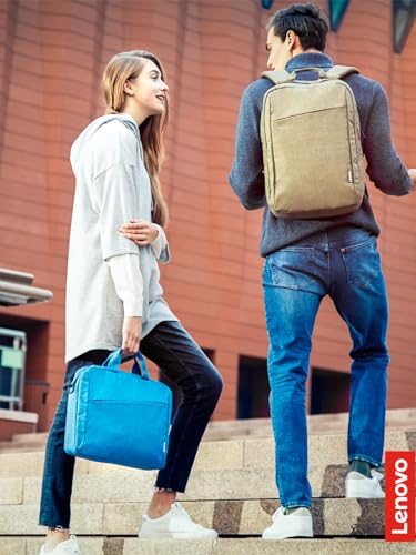 Lenovo Laptop Carrying Case T210, 15.6-Inch Laptop and Tablet, Sleek Design, Durable and Water-Repellent Fabric, Business Casual or School, GX40Q17230 Casual Toploader - Blue - color: Blue