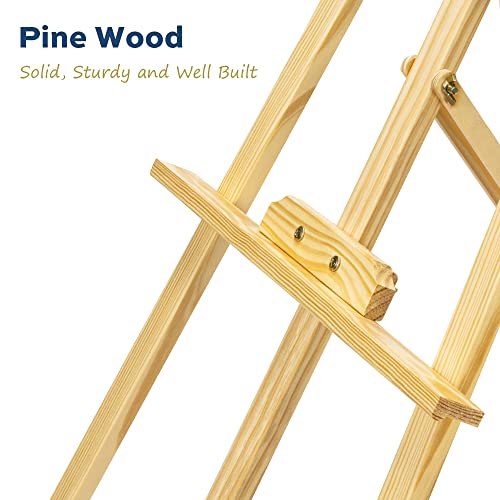 finenolo Wooden Easel Stand for Painting, 45" Adjustable Height Folding Art Easel for Canvas, Drawing, Wedding Signs & Posters, Ideal for Adults, Artists, Beginners, Students & Kids | Painting easel for canvas, drawing, wedding signs & posters, ideal for