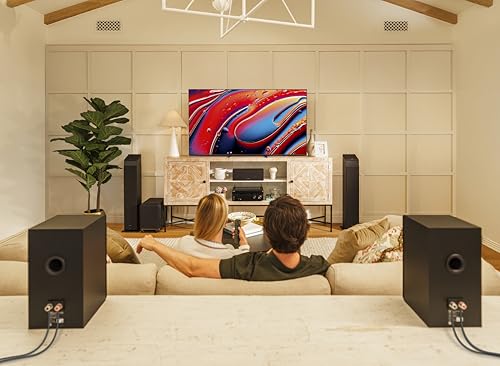 Sony SS-CS5M2 3-Way 3-Driver Hi-Res Compact Bookshelf Speakers (Pair) | CS Speaker Home Theater Series, 5.12-inch Woofer, High Precision Tweeters, Hi-Res Audio, Premium Componentry - style: Bookshelf Speakers (Pair)