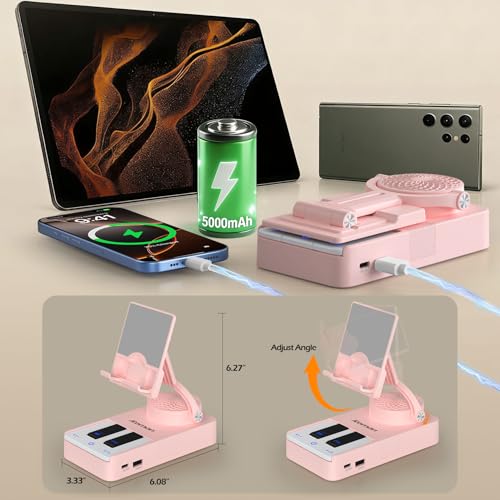 JTEMAN Cell Phone Stand with Bluetooth Speaker and Charging Stand,Piano Keys Design,Music Lovers & Teacher Gifts,Birthday Gifts for Men Women Dad Mom,Cool Tech Gadgets-Pink - color: Pink