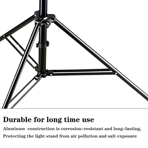 Godox 149 Inches Heavy Duty Aluminum Photography Light Tripod Stand for Aputure Ls60W 300D II Godox SL-60W SL-150II FV150 FV200 AD300PRO AD400PRO Studio Photography Lighting - size: 149 Inches