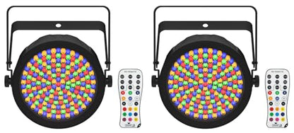 Audiosavings Bundle: (2) Chauvet DJ EZPAR 64 RGBA ILS Rechargeable Battery RGBA LED Par Wash Up-Light (2 Items)